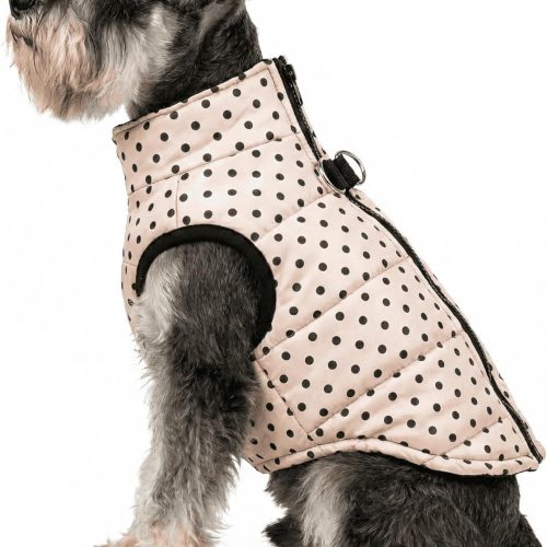 Winter Puppy Coats Warm Small Dog Jacket Pet Jackets Puppy Cold Weather Coat Pet Clothes for Small Dogs, XS, Polka Dots